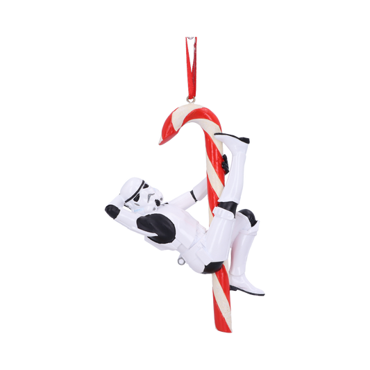 Stormtrooper Ornament Candy Cane Hanging 12cm