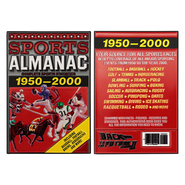 Back to the Future Limited Edition Sport Almanac Ingot