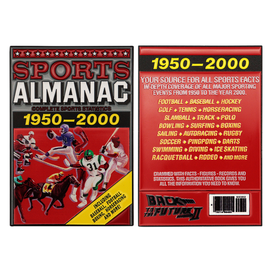 Back to the Future Limited Edition Sport Almanac Ingot