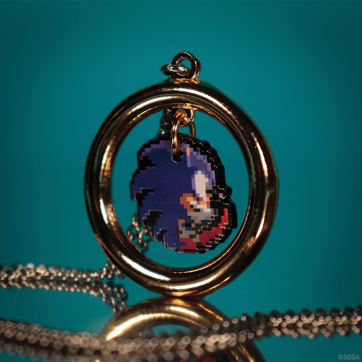 Sonic The Hedgehog Ring Necklace - Limited Edition
