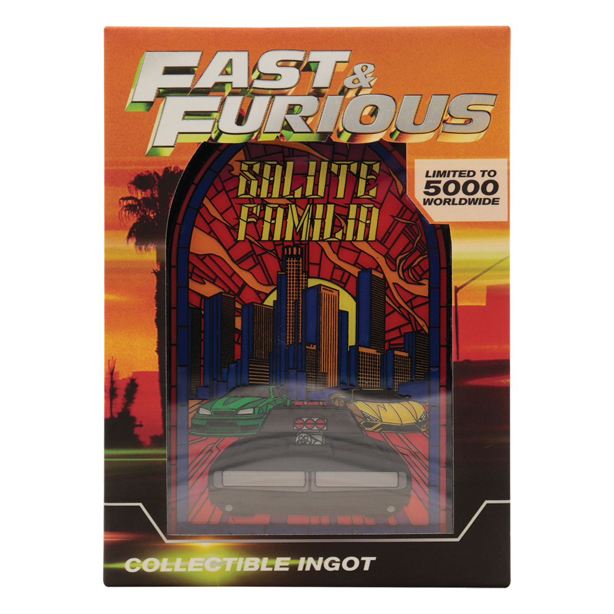 Fast & Furious - Limited Edition Stained Glass Style Metal Ingot