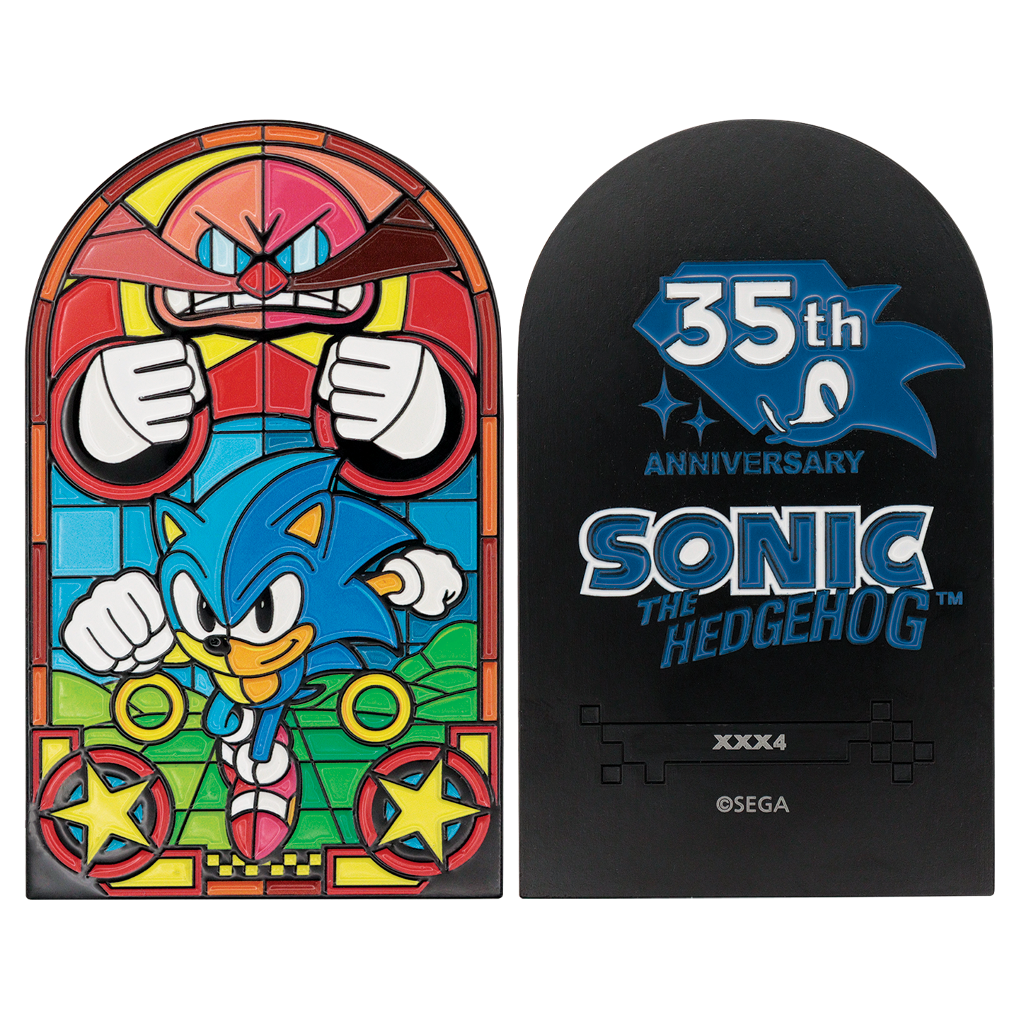 Sonic The Hedgehog - Stained Glass Window Style Ingot - Limited Edition