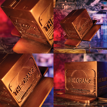 Metal Gear Solid 2 Replica Antique Gold Plated Cardboard Box - Limited Edition