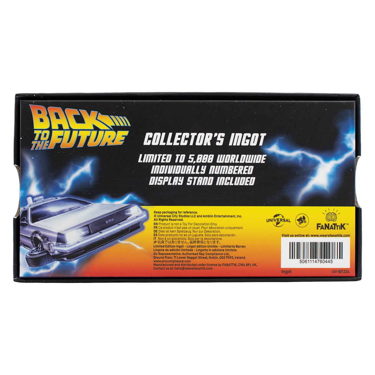 Back to the Future - Limited Edition Stained Glass-Style Ingot