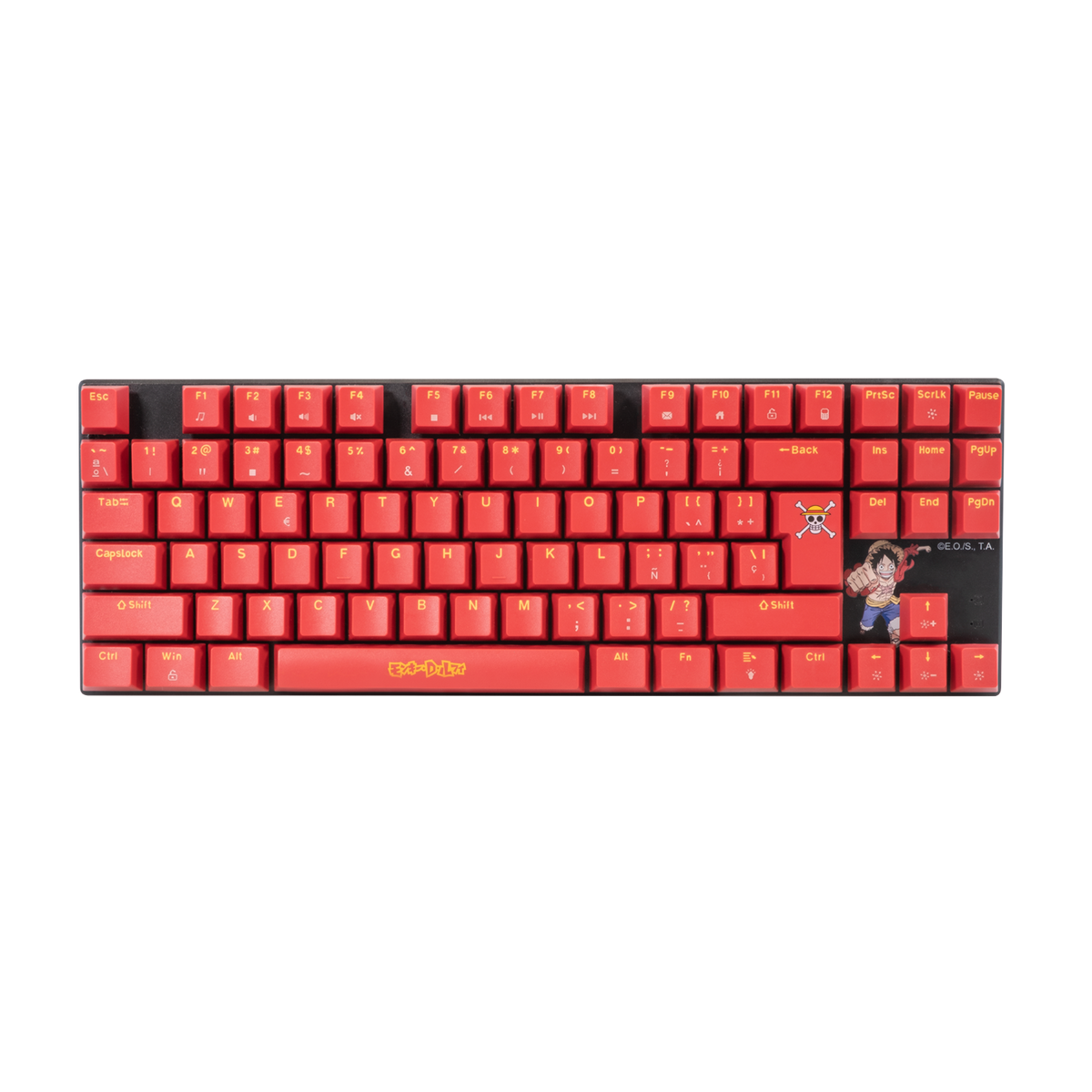 D PC One Piece Keyboard Luffy
