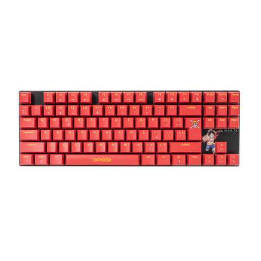 D PC One Piece Keyboard Luffy
