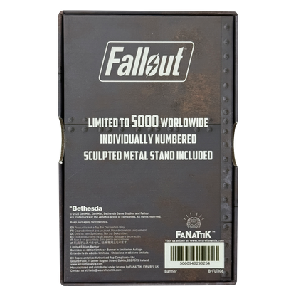 Fallout Brotherhood of Steel Metal Banner-Limited Edition