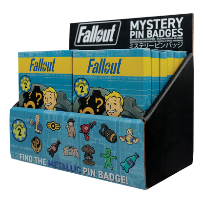 Fallout Volume 2 Mystery Pin Badge CDU Contains 12 Blind Boxes