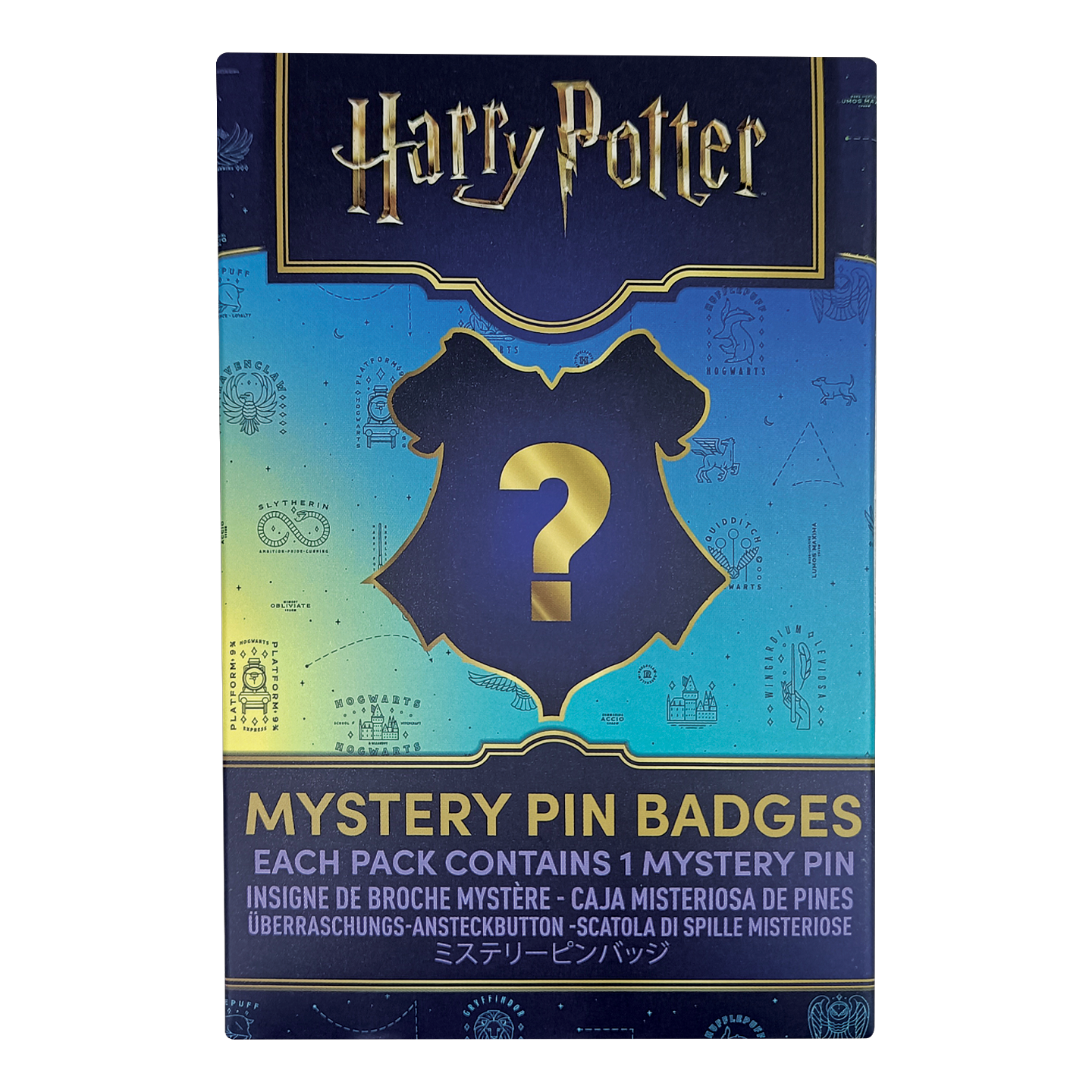 Harry Potter Mystery Pin Badge CDU Contains 12 Blind Boxes