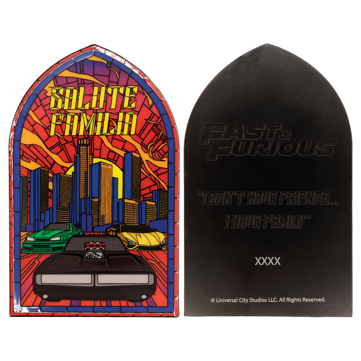 Fast & Furious - Limited Edition Stained Glass Style Metal Ingot