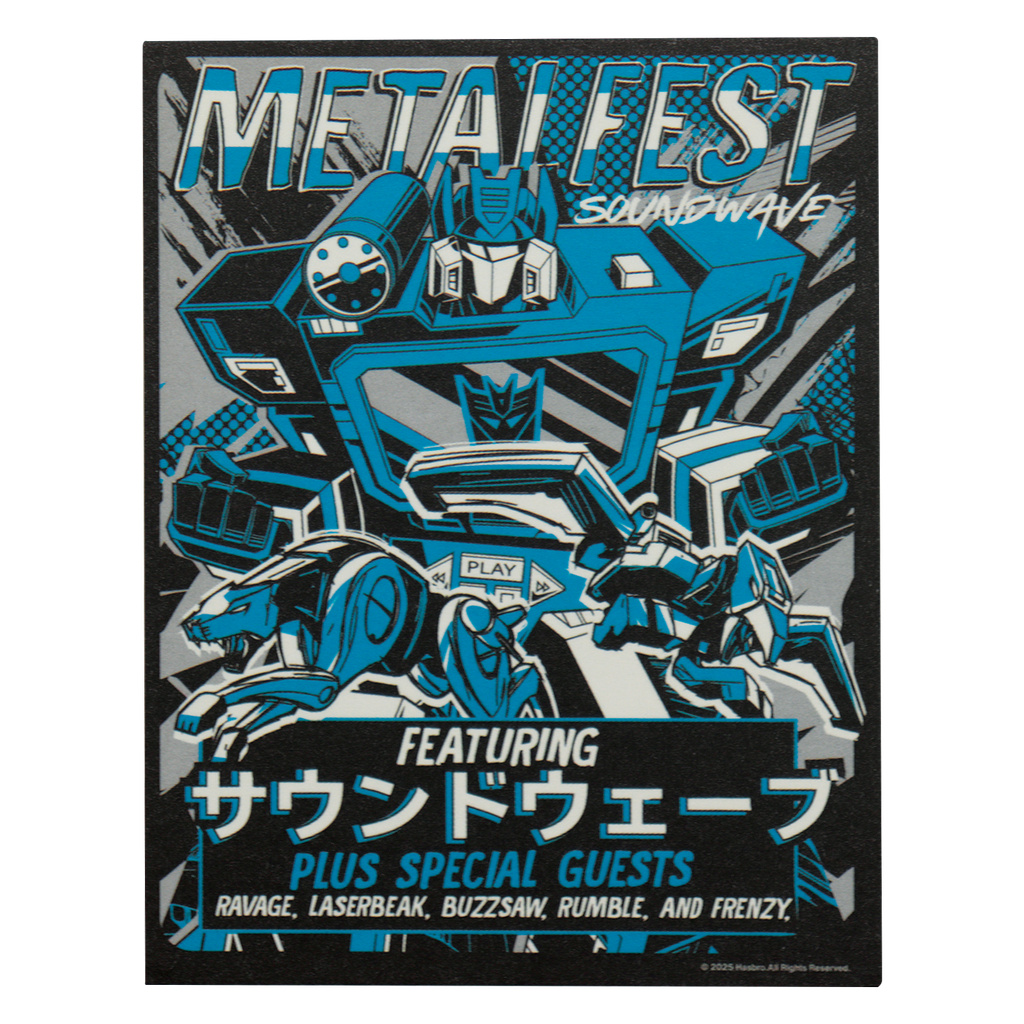 Transformers Replica Soundwave Cassette Tape-Limited Edition