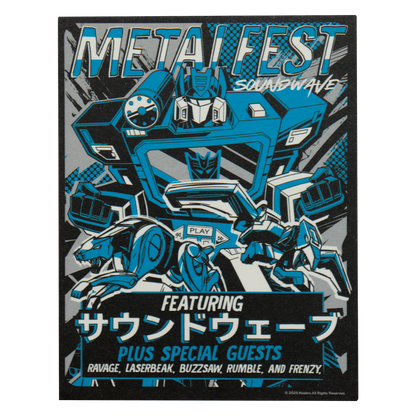 Transformers Replica Soundwave Cassette Tape-Limited Edition