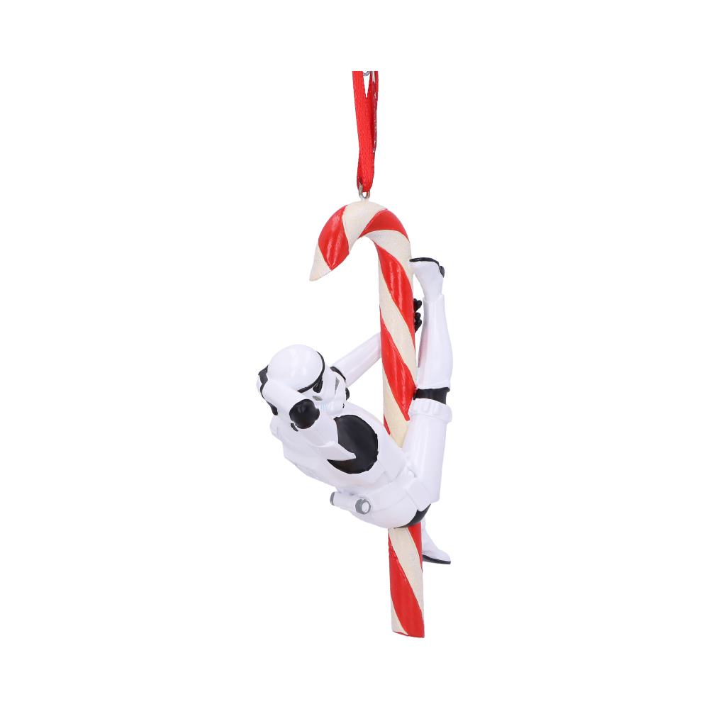 Stormtrooper Ornament Candy Cane Hanging 12cm