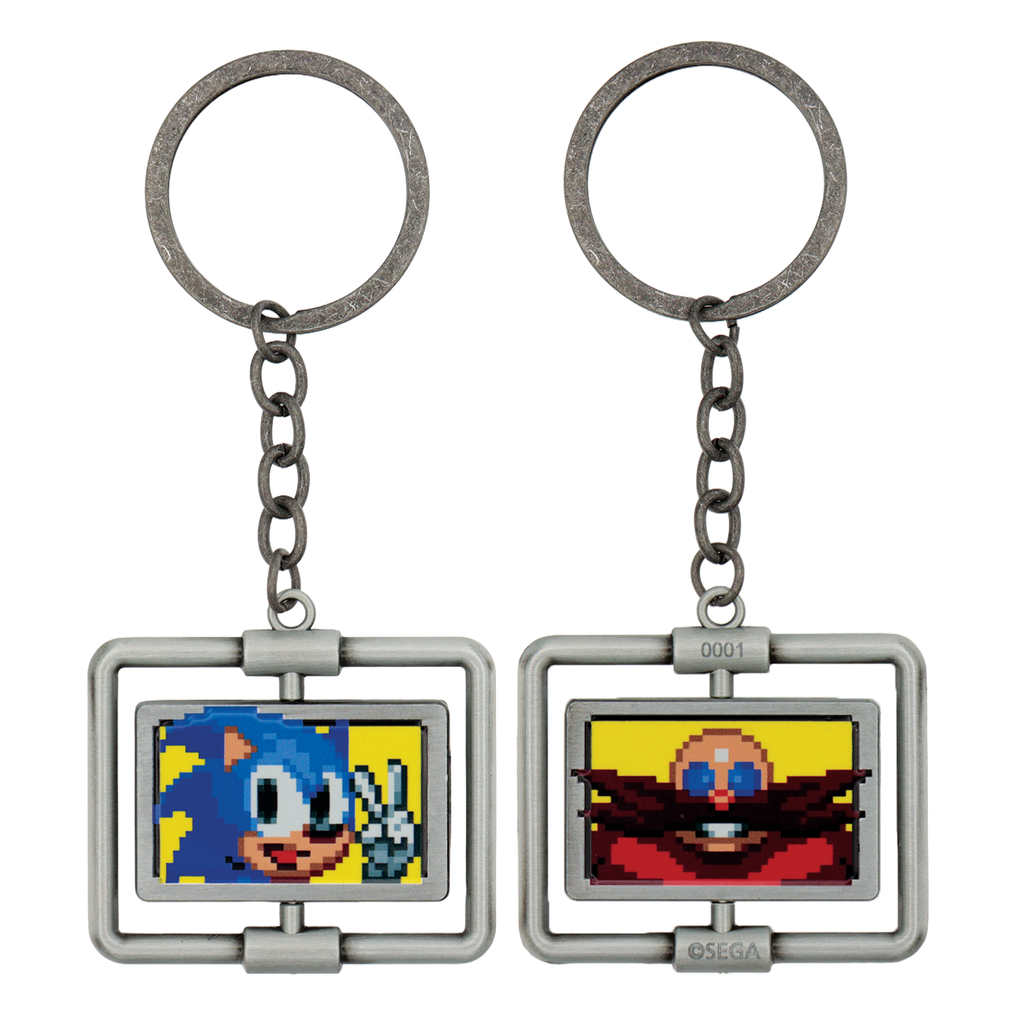 Sonic The Hedgehog - Spinning Keyring - Limited Edition