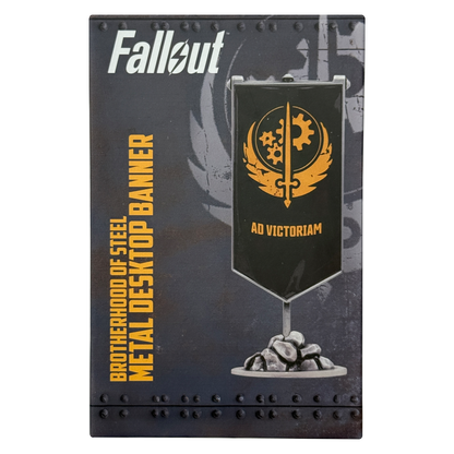 Fallout Brotherhood of Steel Metal Banner-Limited Edition