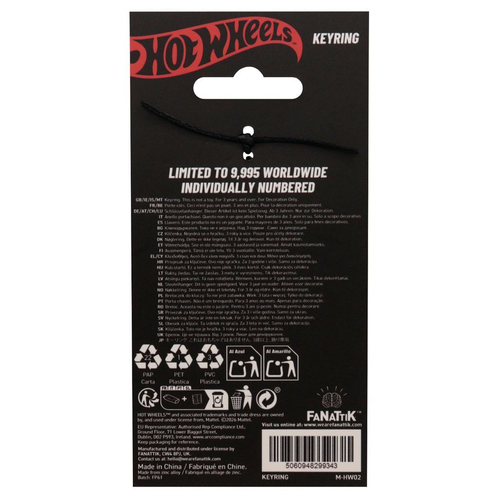 Hot Wheels - Limited Edition Race 'Em Collect 'Em Keyring