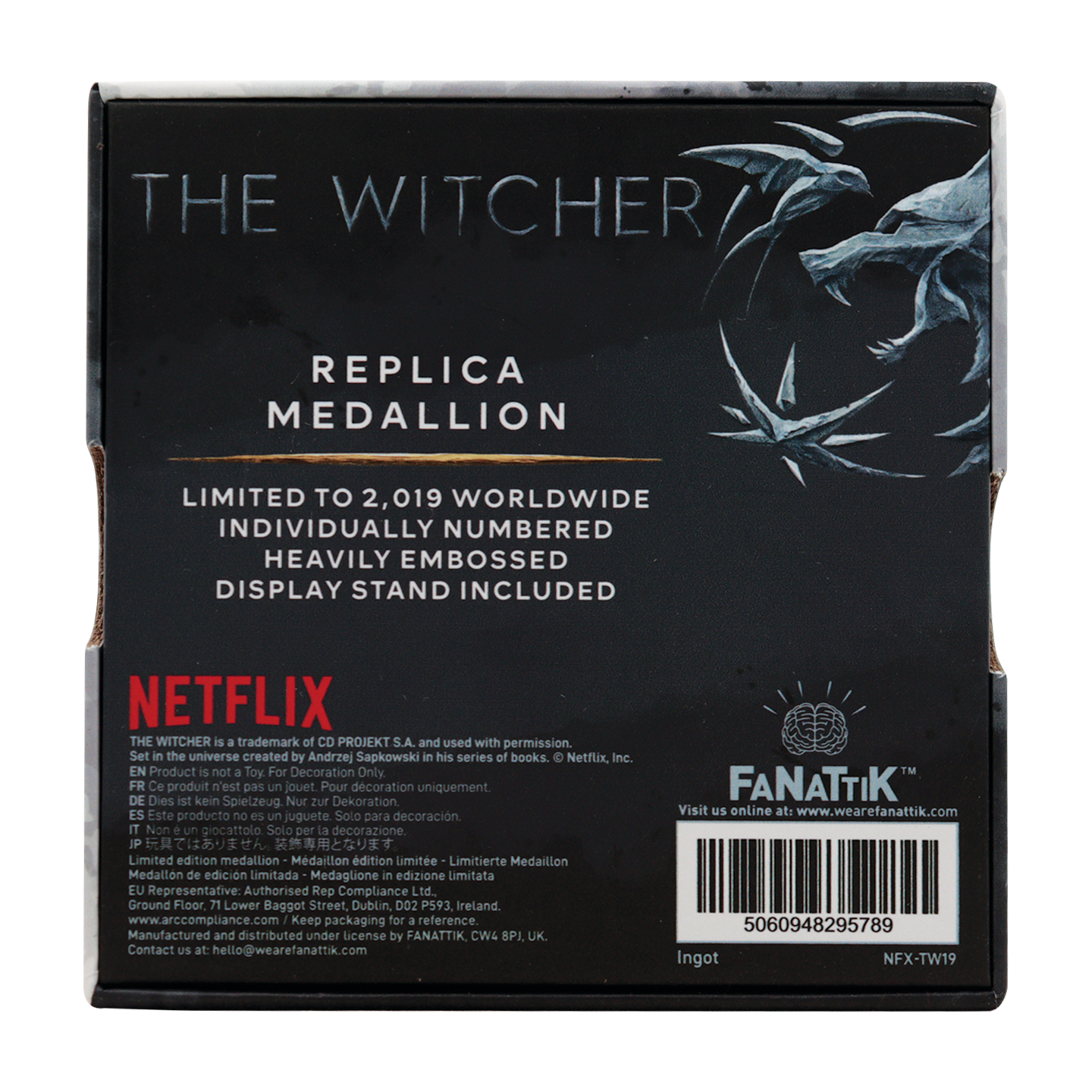 The Witcher Replica Geralt's Medallion-Limited Edition