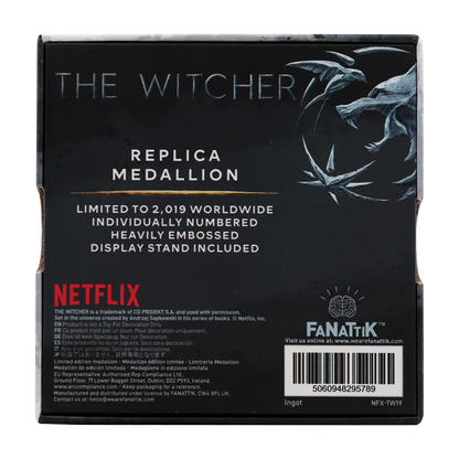 The Witcher Replica Geralt's Medallion-Limited Edition
