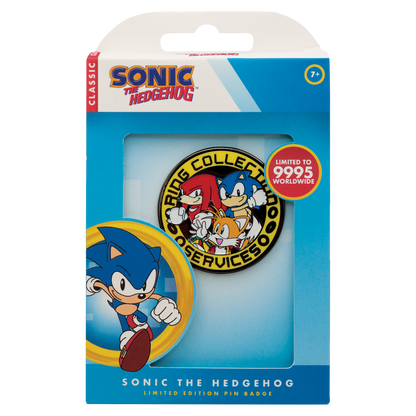 Sonic The Hedgehog - Sonic, Tails, and Knuckles Pin Badge - Limited Edition