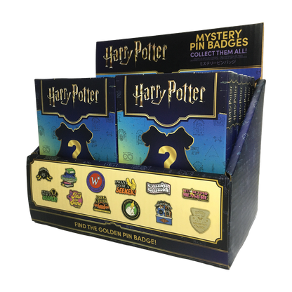 Harry Potter Mystery Pin Badge CDU Contains 12 Blind Boxes