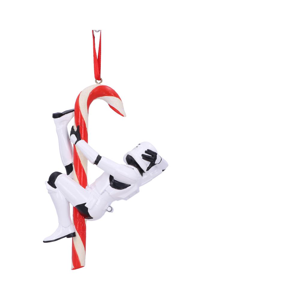 Stormtrooper Ornament Candy Cane Hanging 12cm