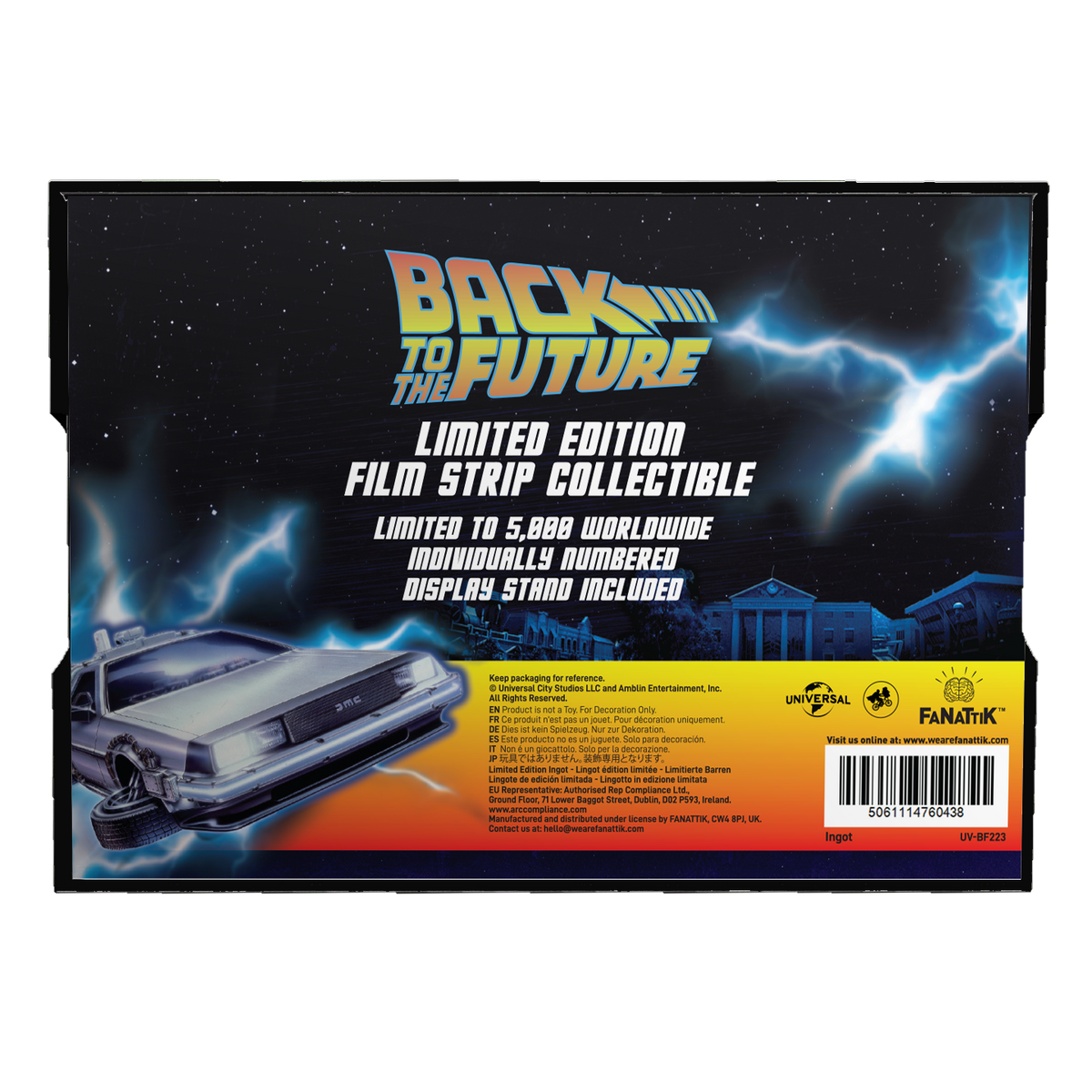 Back to the Future - Limited Edition Metal Film Strip Collectible