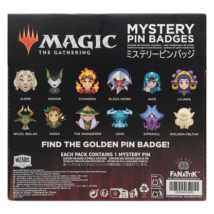 Magic: The Gathering Mystery Badge CDU Contains 12 Blind Boxes