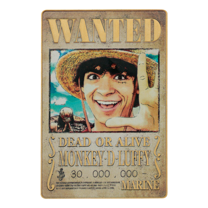 One Piece Limited Edition Wanted Poster Ingot