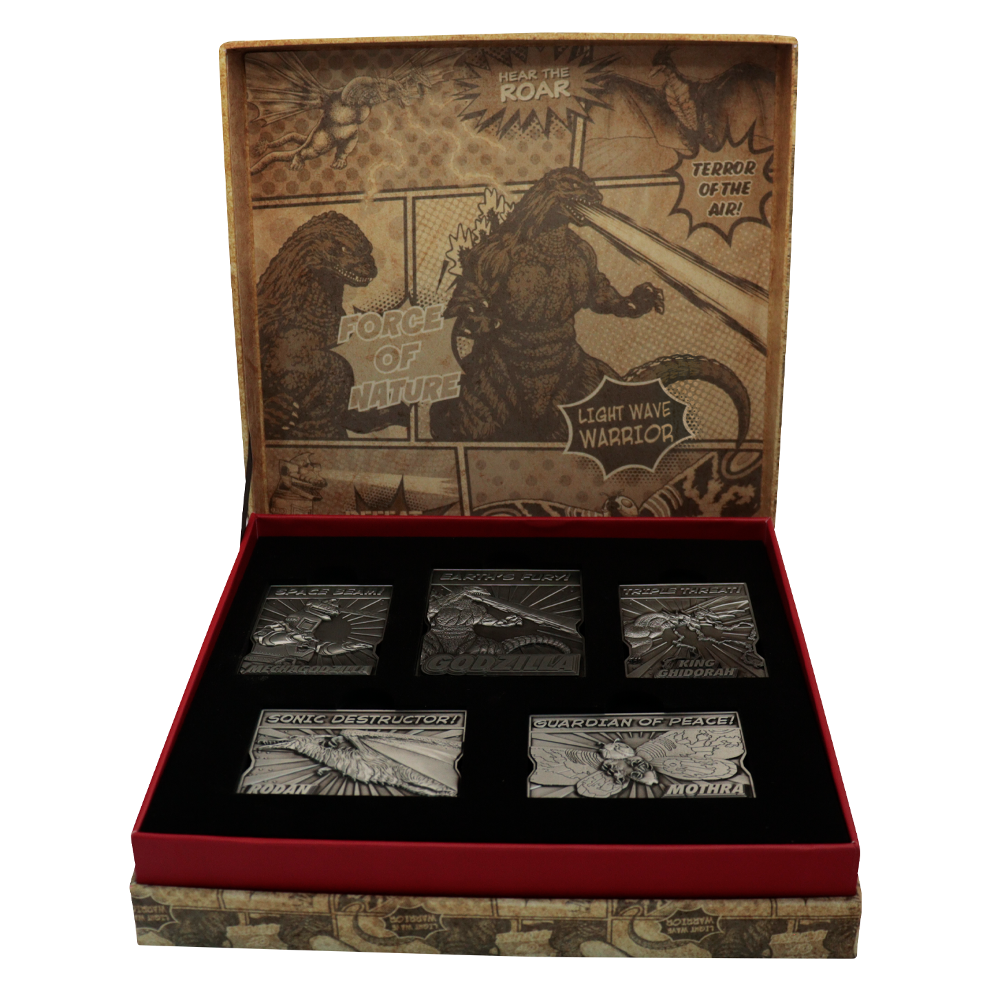 Godzilla 5 Piece Limited Edition Monsters Ingot Set