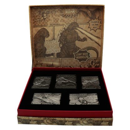 Godzilla 5 Piece Limited Edition Monsters Ingot Set