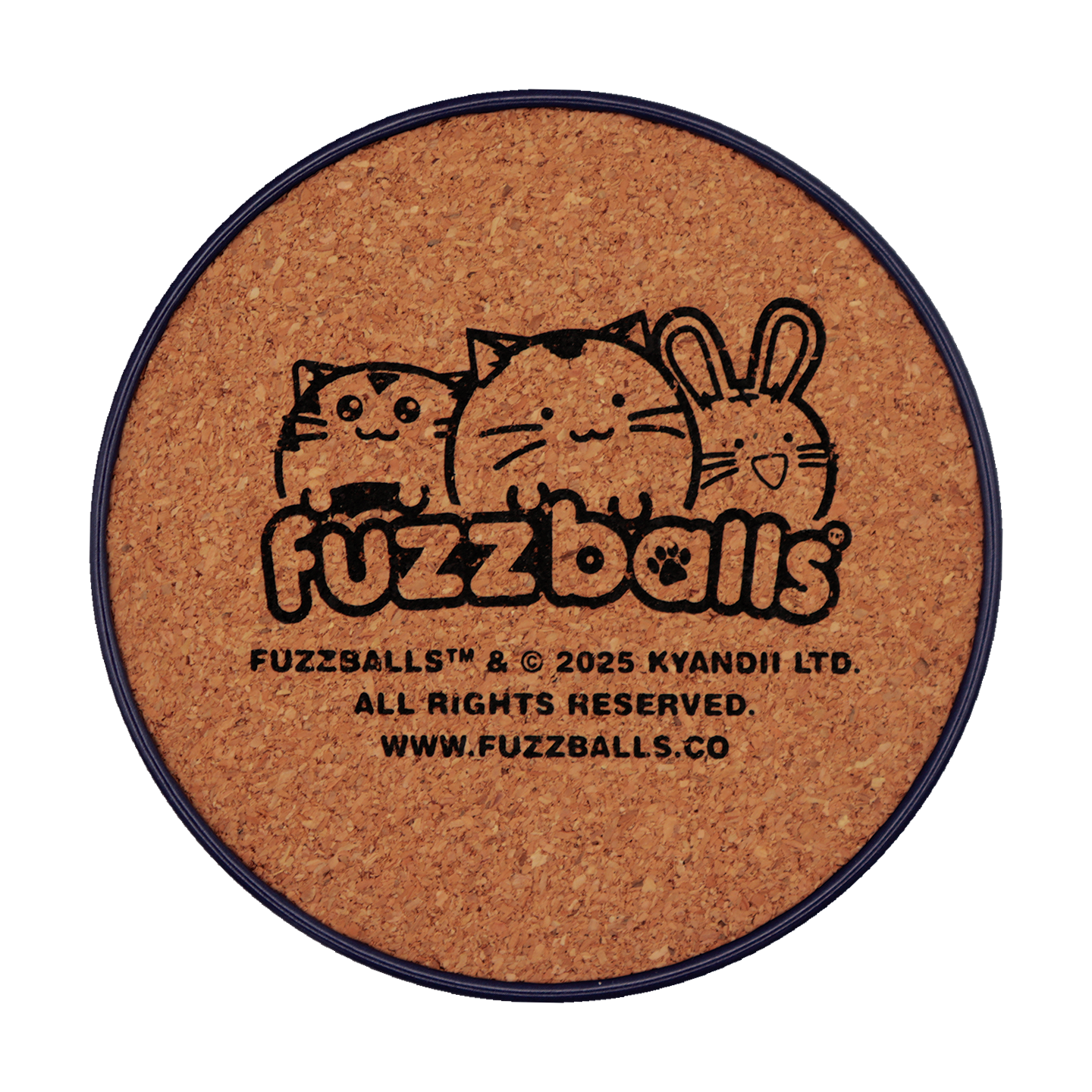 Fuzzballs Set of Four Drinks Coasters