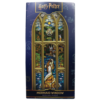 Harry Potter Mermaid Stained Glass Window Resin Plaque