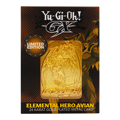 Yu-Gi-Oh! GX Elemental Hero Avian 24K Gold Plated Ingot