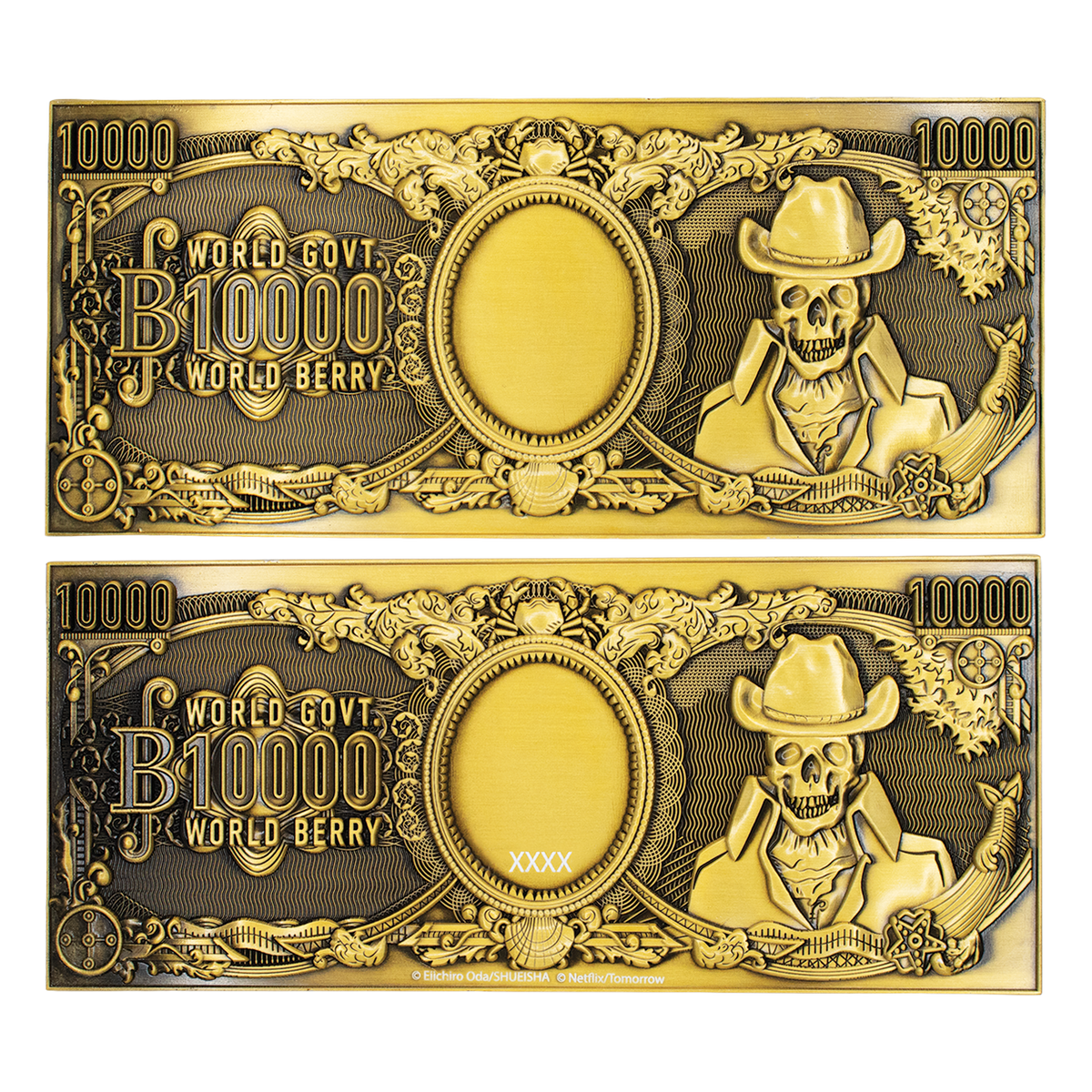 One Piece - 10,000 World Berry Metal Replica Banknote Limited Edition