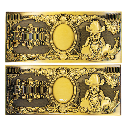 One Piece - 10,000 World Berry Metal Replica Banknote Limited Edition