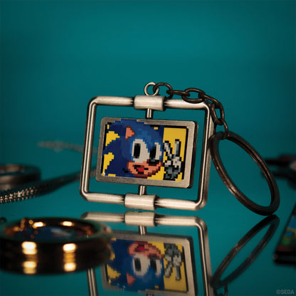 Sonic The Hedgehog - Spinning Keyring - Limited Edition