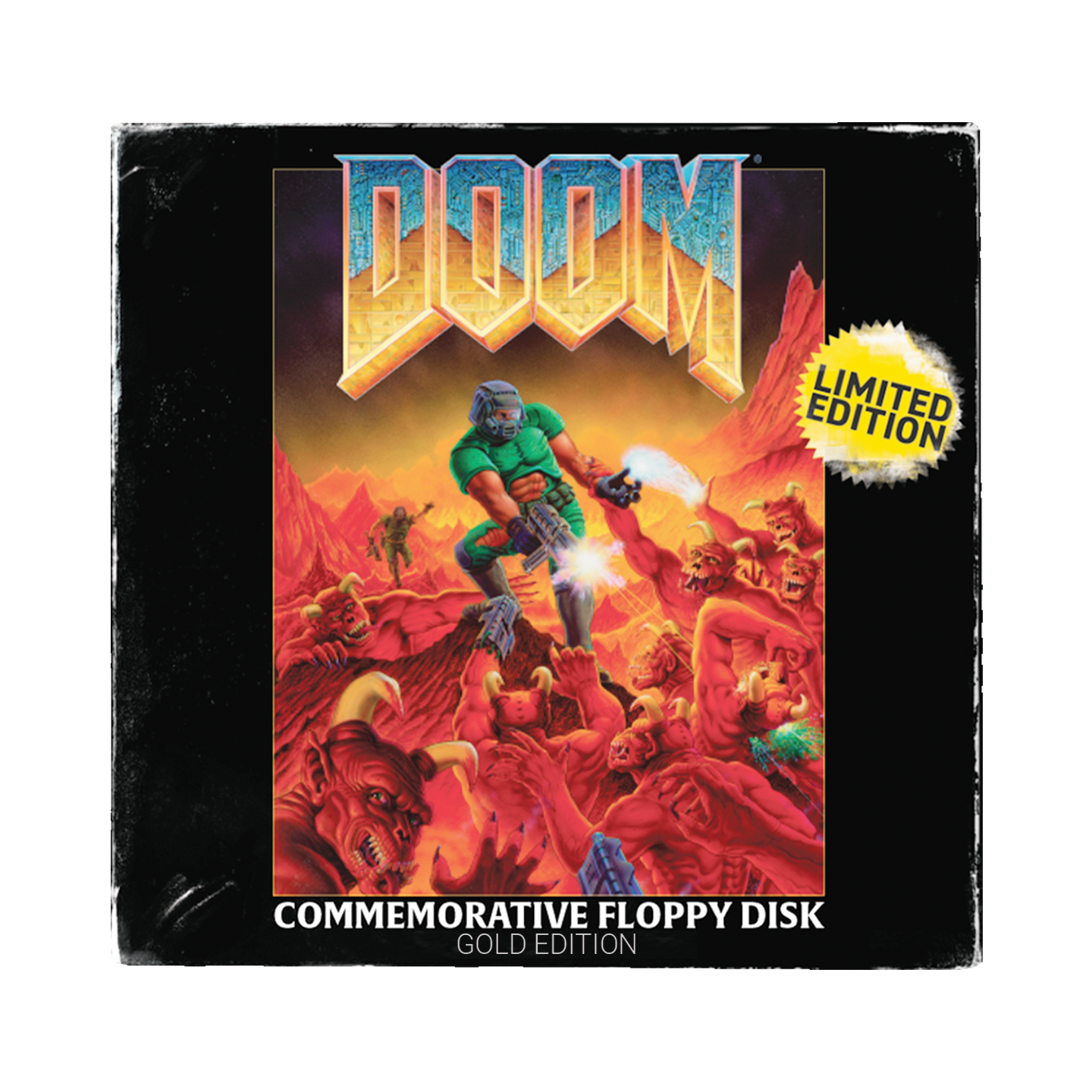 DOOM - Floppy Disk Imitation Gold Plated Replica - Limited Edition