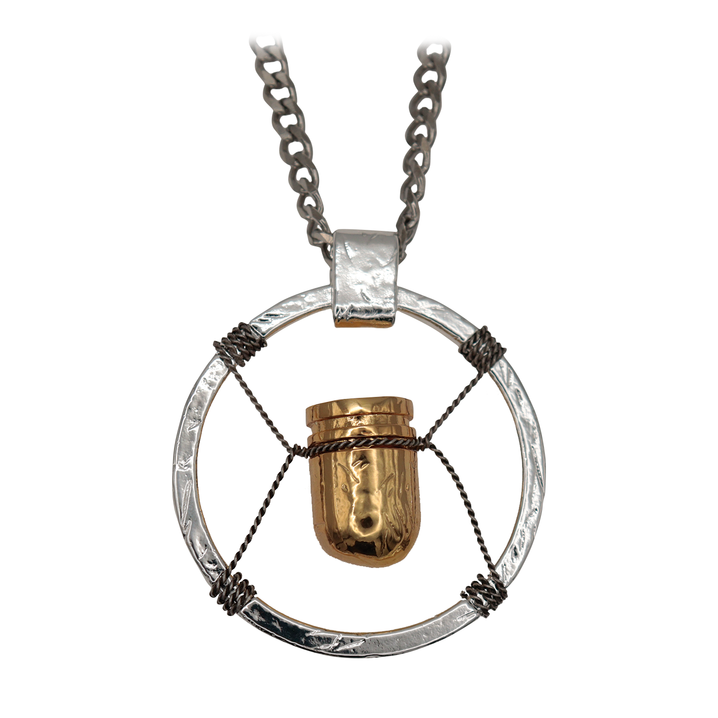 Cyberpunk 2077 V's Bullet Necklace Precious Metal Variant