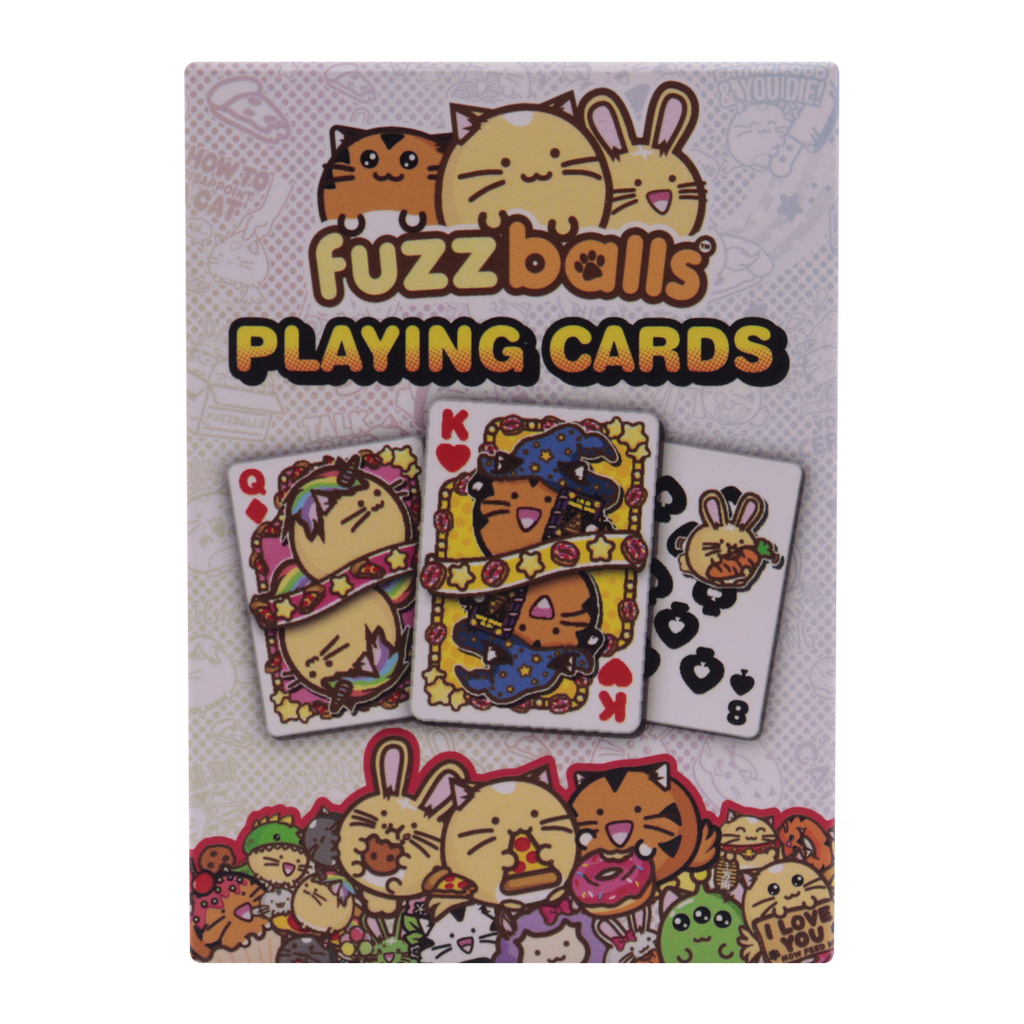 Fuzzballs Playing Cards CDU Containing 12 Packs
