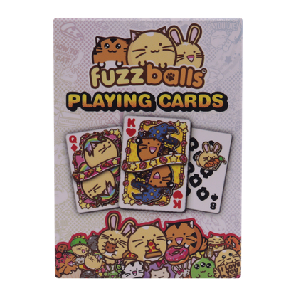 Fuzzballs Playing Cards CDU Containing 12 Packs