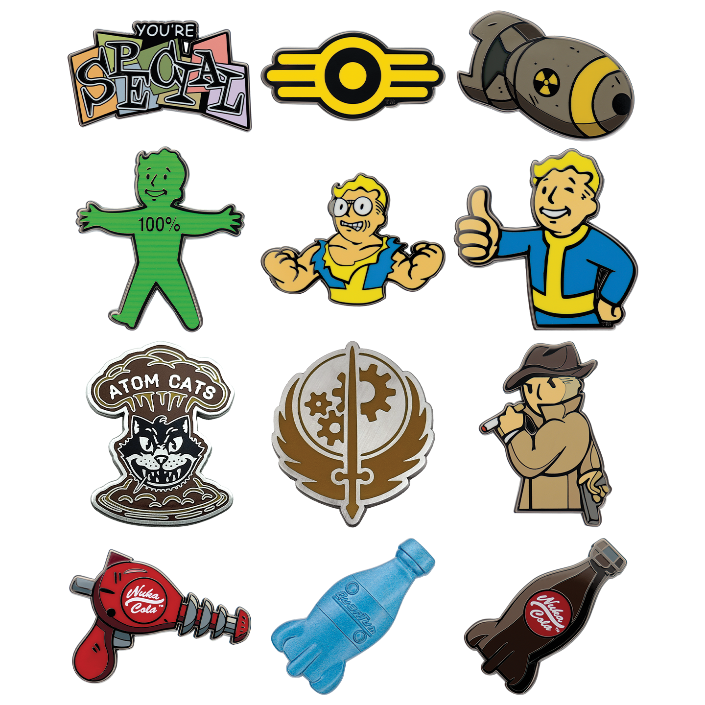 Fallout Volume 2 Mystery Pin Badge CDU Contains 12 Blind Boxes