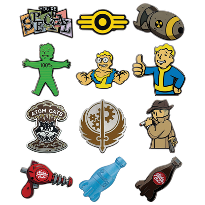 Fallout Volume 2 Mystery Pin Badge CDU Contains 12 Blind Boxes