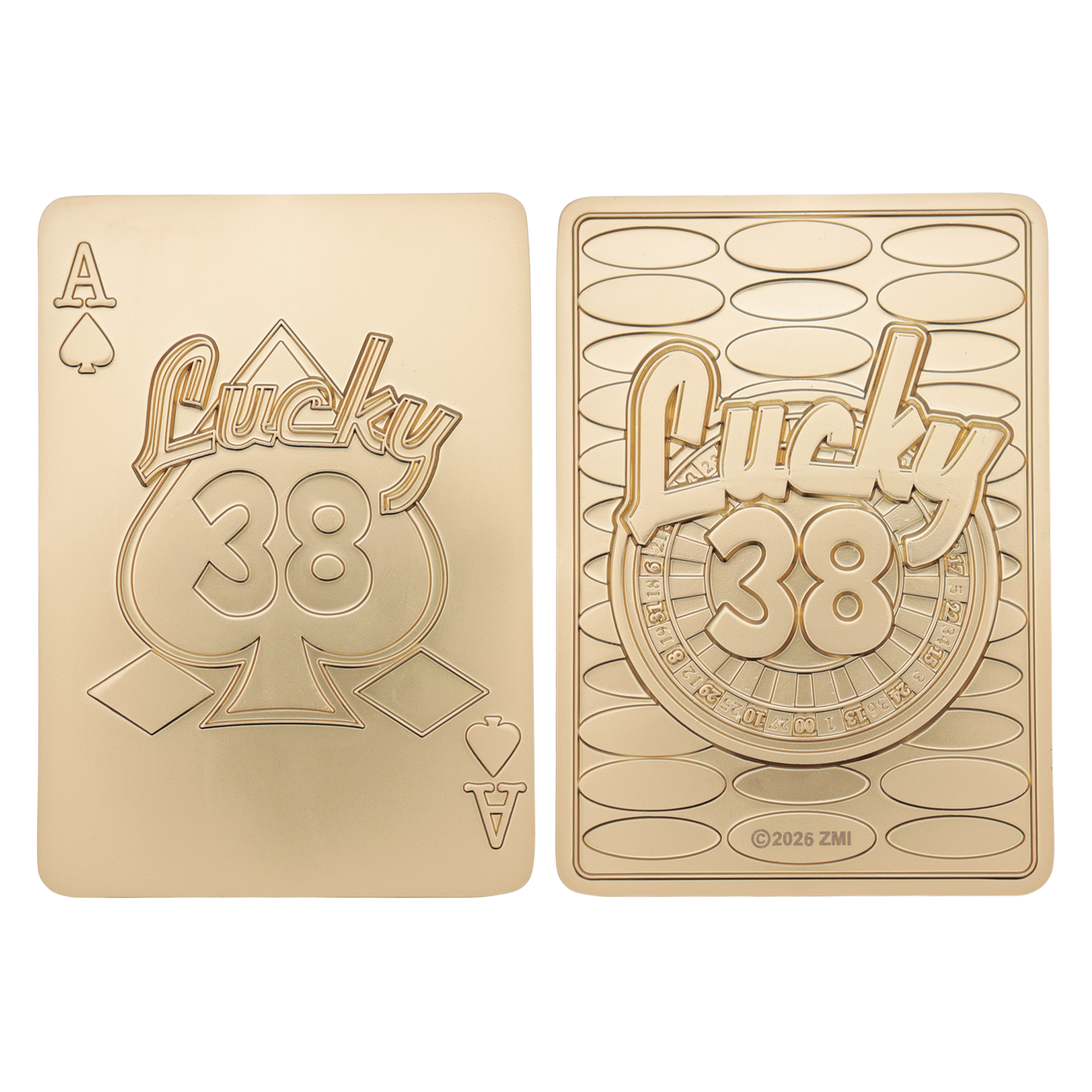 Fallout : New Vegas - Lucky 38 Imitation Gold Casino Set - Limited Edition