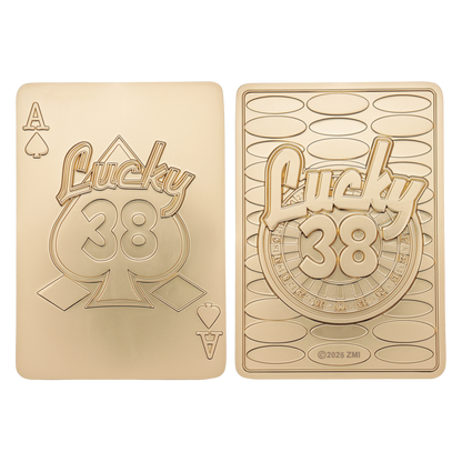 Fallout : New Vegas - Lucky 38 Imitation Gold Casino Set - Limited Edition