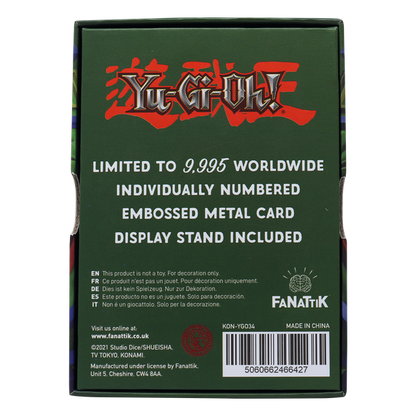 Yu-Gi-Oh! Limited Edition Pot of Greed Metal Card