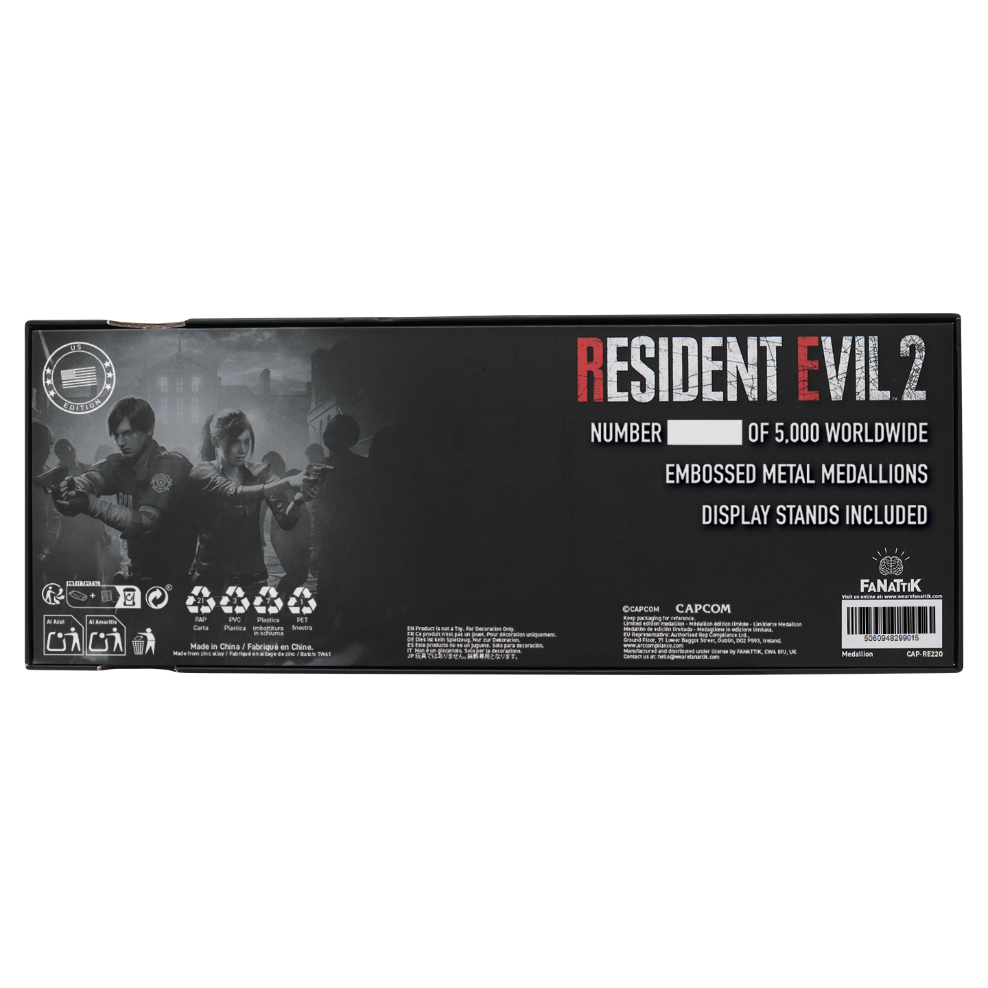 Resident Evil 2 - Set of 3 Medallions -Limited Edition