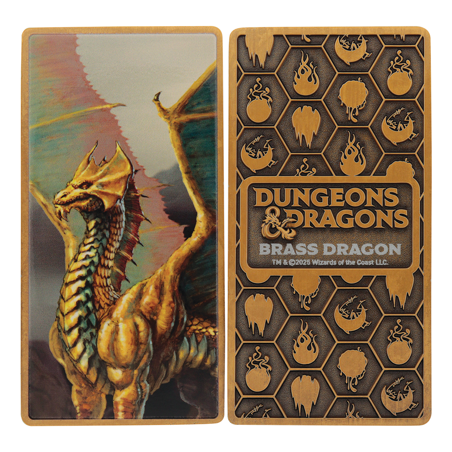 Dungeons & Dragons - Metallic Dragons 5 Piece Ingot Set - Limited Edition