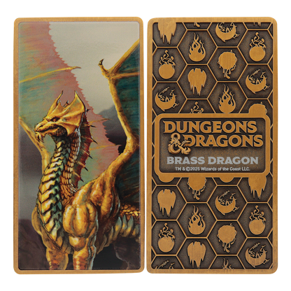 Dungeons & Dragons - Metallic Dragons 5 Piece Ingot Set - Limited Edition