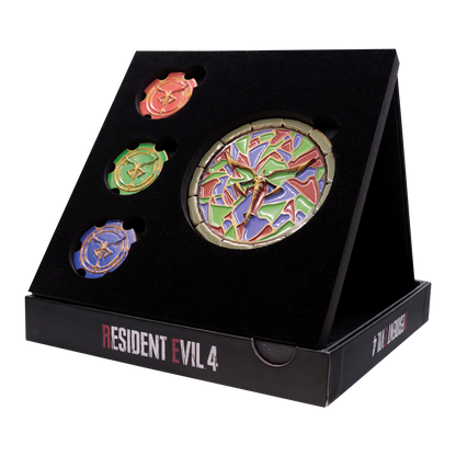 Resident Evil 4 Church Puzzle Medallion Set - Limited Edition