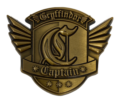 Harry Potter Limited Edition Gryffindor Captain Badge Medallion